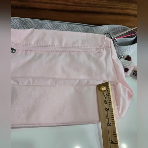 Kipling Bag Crossbody Shoulder Light Pink Monkey Keychain, NEW BAY - Picture 10 of 17